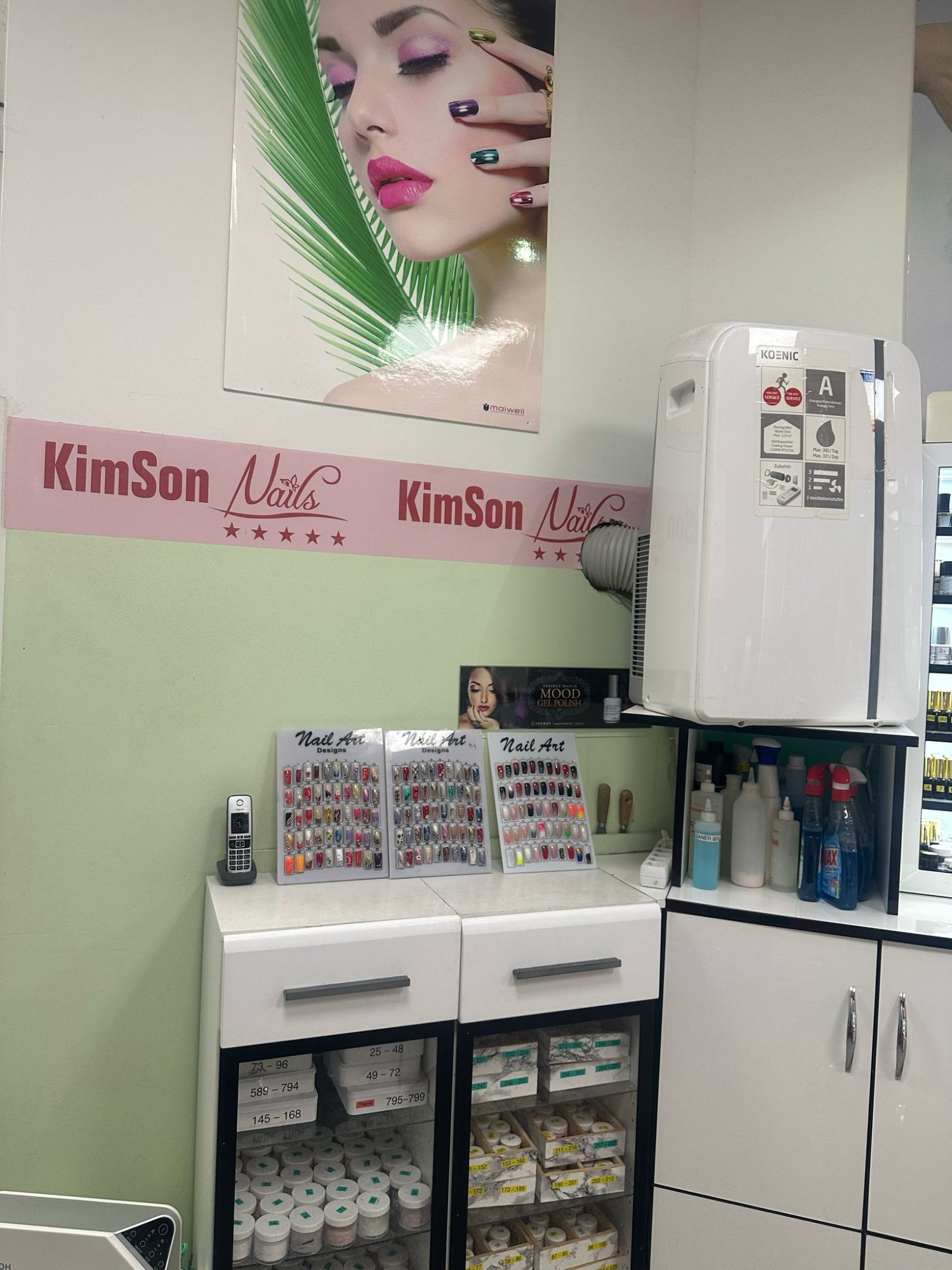 KimSon Nails Arbeitsplatz